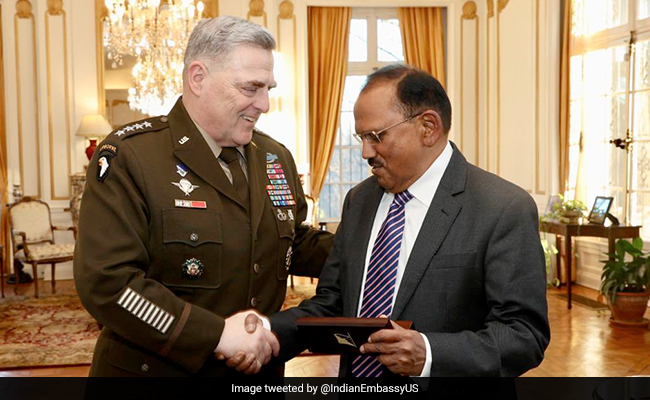 National Security Advisor Ajit Doval Meets US Chairman Of Joint Chiefs Of Staff