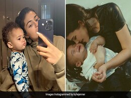 Introducing Aire Webster To The World, While His Mom Kylie Jenner Matches Him Looking Snug As A Bug Introducing Aire Webster To The World, While His Mom Kylie Jenner Matches Him Looking Snug As A Bug