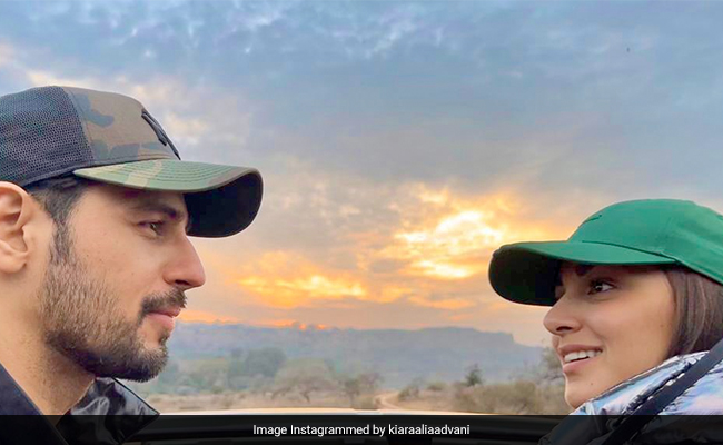 Kiara Advani And Sidharth Malhotra's Superb Cap Style Comes With A Sunset In The Background