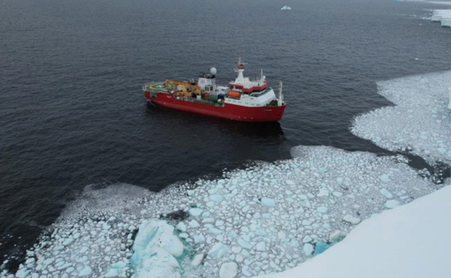 Italian Vessel In Antarctica Reaches New Destinations As Polar Ice Melts
