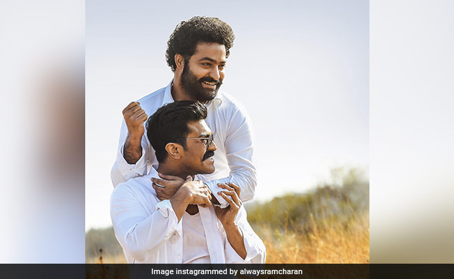 <i>RRR</i> Stars Ram Charan And Jr NTR On Their Family Rivalry: "We Were Bored"