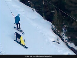 Watch: Snowboarder Tumbles Down Ski Path After Falling Off Lift In Hungary, Leaves 4 Injured Watch: Snowboarder Tumbles Down Ski Path After Falling Off Lift In Hungary, Leaves 4 Injured