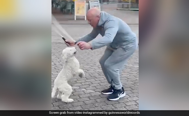Video Of Dog With World Record For Most Skips On Hind Legs Goes Viral