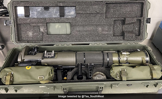 US Airport Seizes 84 mm Calibre Weapon From Passenger's Baggage