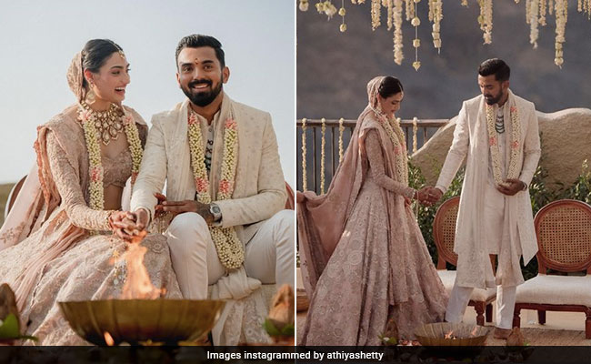 Athiya Shetty Weaves Dreamy Bridal Fashion Goals In A Blush Pink <i>Lehenga</i>