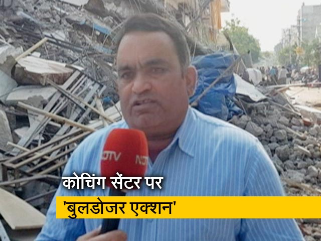 राजस्थान पेपर लीक: मुख्य आरोपी सुरेश ढाका के कोचिंग सेंटर पर चला बुलडोजर