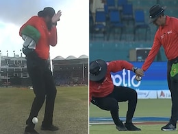 पाकिस्तानी खिलाड़ी ने अंपायर को मारी गेंद, चोट लगने के कारण जर्सी फेंक दी, देखें वायरल वीडियो पाकिस्तानी खिलाड़ी ने अंपायर को मारी गेंद, चोट लगने के कारण जर्सी फेंक दी, देखें वायरल वीडियो