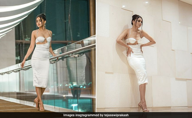 Tejasswi Prakash In A White Cutout Dress Will Always Do It Better