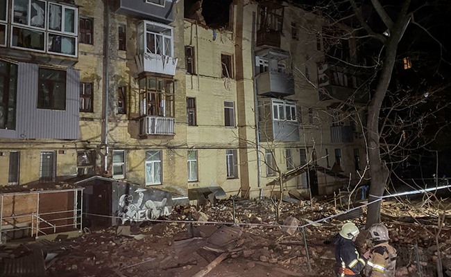 Russian Missile Hits Apartment Building In Ukraine's Kharkiv, 1 Killed
