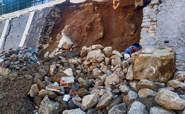 Temple Collapses In Uttarakhand's "Sinking" Town, 60 Families Relocated