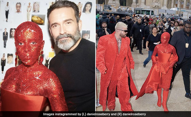 Doja Cat Made Us See Red With 'Doja's Inferno' In Top-To-Toe Body Paint And 30,000 Swarovski Crystals
