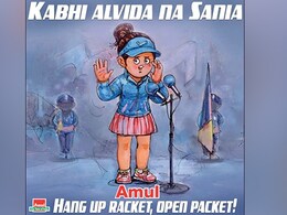 Sania Mirza के लिए अमूल ने बनाया नया डूडल, लोगों ने यूं बरसाया प्यार Sania Mirza के लिए अमूल ने बनाया नया डूडल, लोगों ने यूं बरसाया प्यार