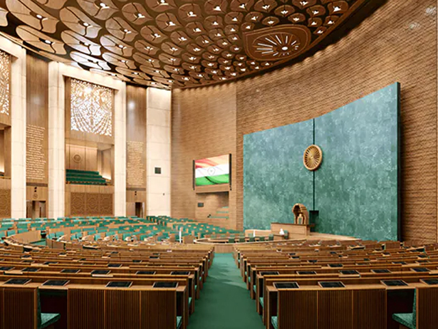 Latest Pics: Here's How New Parliament Building Looks From Inside