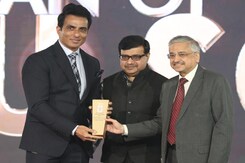 Actor Sonu Sood Honoured As India's True Legend And Humanitarian Of The Year Actor Sonu Sood Honoured As India's True Legend And Humanitarian Of The Year