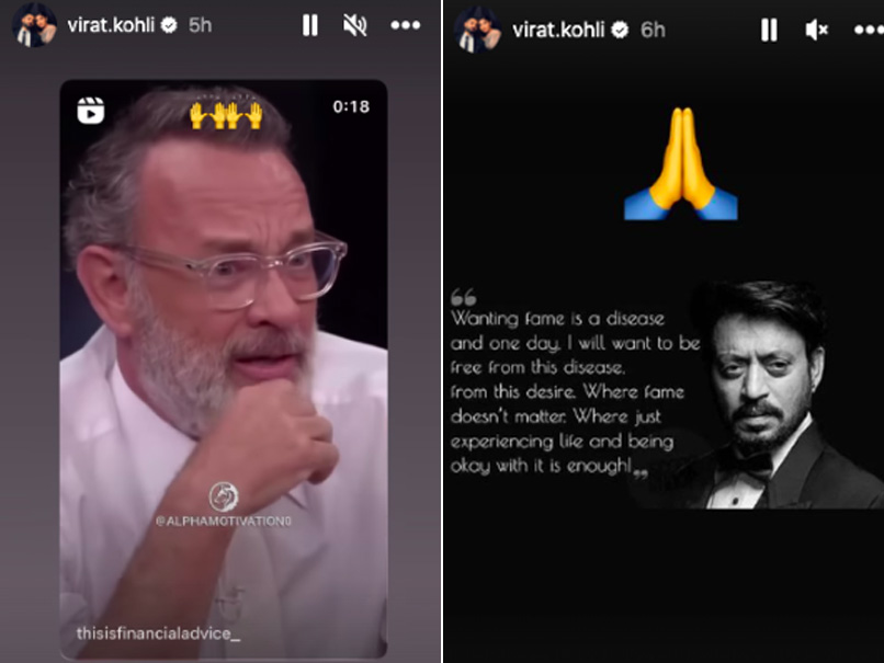 \"Wanting Fame Is A Disease\": Virat Kohli Shares Cryptic Insta Stories, Leaves Fans Wondering