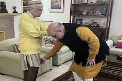 Amit Shah Meets Murli Manohar Joshi At His Delhi Home Amit Shah Meets Murli Manohar Joshi At His Delhi Home
