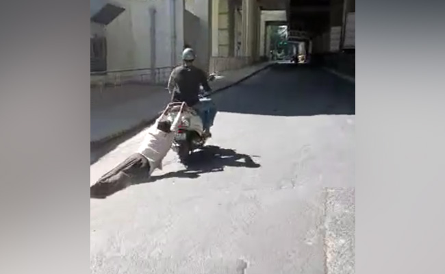 On Camera, 71-Year-Old Dragged By Scooter On Bengaluru Road After Accident