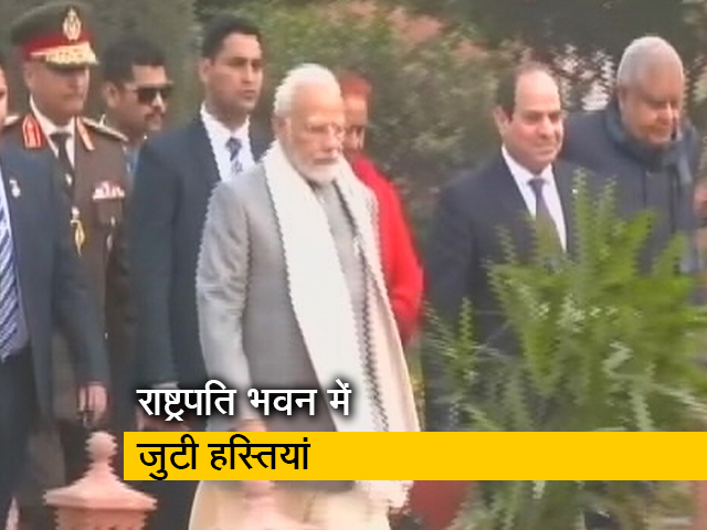 देश प्रदेश : राष्ट्रपति भवन पर 74वें गणतंत्र दिवस पर जुटीं देश की बड़ी हस्तियां