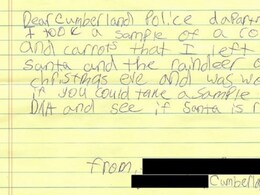 Is Santa Real? Little Girl Asks Police For DNA Proof In Leftover Cookies