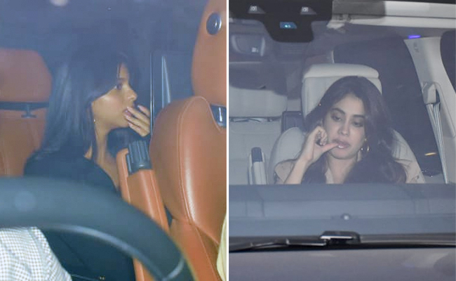 Pics: Suhana Khan, Janhvi Kapoor-Shikhar Pahariya, Ananya Panday And Others At Karan Johar's House