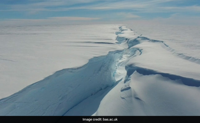 Giant Iceberg, Bigger Than Size Of Delhi, Breaks Off From Antarctic Ice Shelf