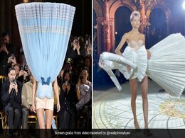 Watch: Upside-Down And Topsy-Turvy Dresses At Paris Fashion Week Amuse The Internet Watch: Upside-Down And Topsy-Turvy Dresses At Paris Fashion Week Amuse The Internet