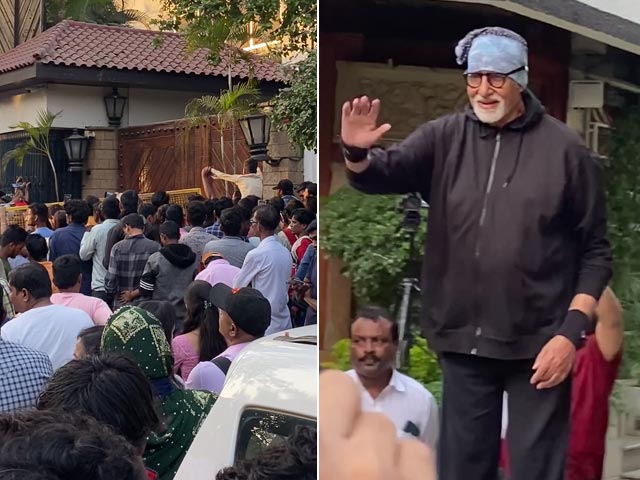 Any Given Sunday At Amitabh Bachchan's Mumbai Residence