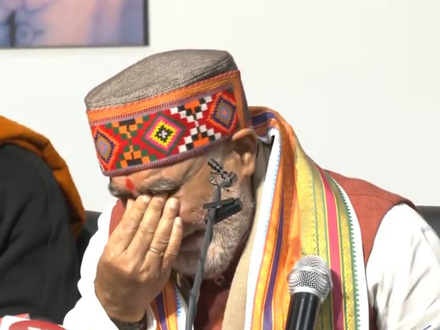 Video: Union Minister Sobs Inconsolably As He Remembers Bihar BJP Leader