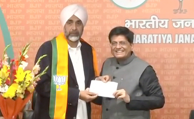 Manpreet Singh Badal Joins BJP Hours After Quitting Congress