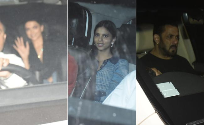 Pics: Deepika-Ranveer, Salman Khan, Suhana-AbRam Khan At <i>Pathaan</i> Screening