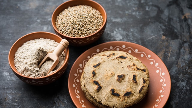 Millet roti are a great alternative to wheat rotis
