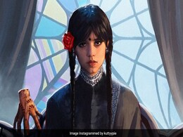 "Meet <i>Rajkumari Budhwaar</i>": Netflix India Releases Painting Of Indian Wednesday Addams "Meet <i>Rajkumari Budhwaar</i>": Netflix India Releases Painting Of Indian Wednesday Addams