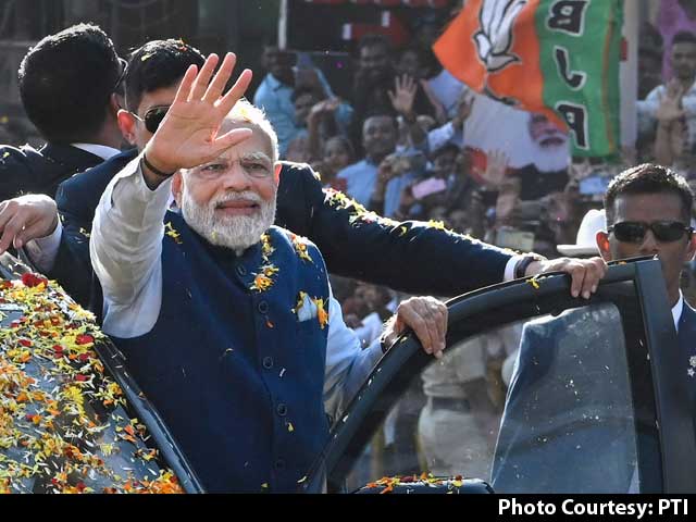 PM's Roadshow In Delhi Today Ahead Of Mega BJP Meet