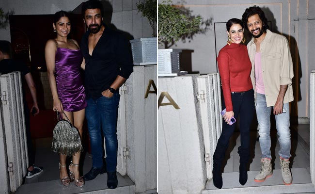 Pics: Genelia-Riteish, Sohail And Others At Ashish Chowdhry-Samita Bangargi's 17th Anniversary Bash