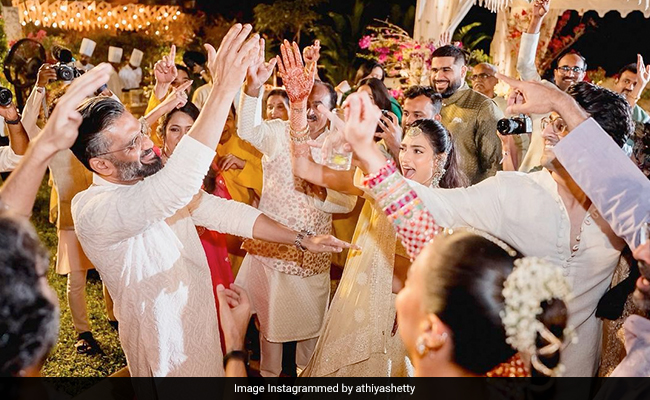 In Which Suniel Shetty Dances With Daughter Athiya At Sangeet: "You Have Me Dancing To Your Tunes"