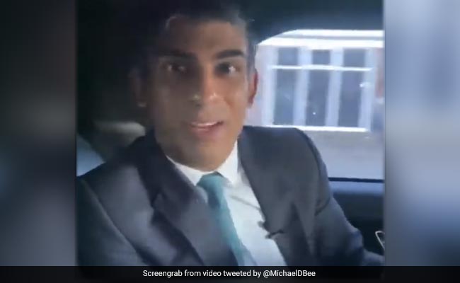 UK Police "Looking Into" Video Of Rishi Sunak Not Wearing Seat Belt In Car