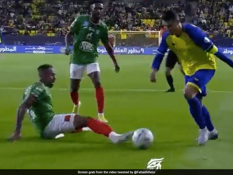 Watch: Cristiano Ronaldo Leaves Defender On Floor, Showcases Stunning