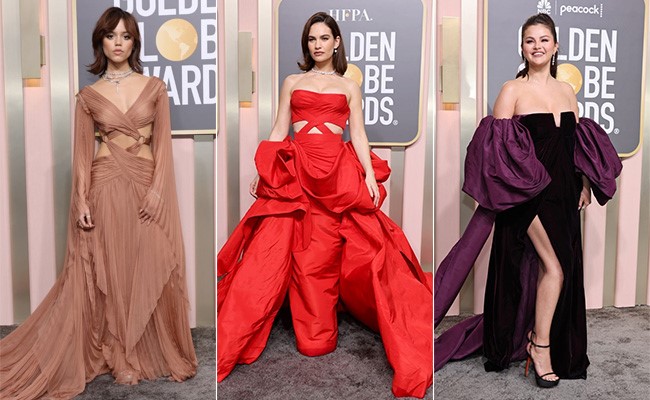 From Selena Gomez To Lily James, Here Are The Best Dressed Celebs From The Golden Globe Awards 2023