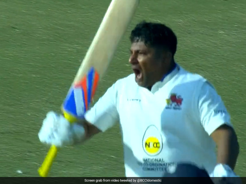 इधर सरफराज खान ने रणजी ट्रॉफी में फिर जड़ा शतक, उधर भड़के फैंस ने सोशल मीडिया में मचाया गदर