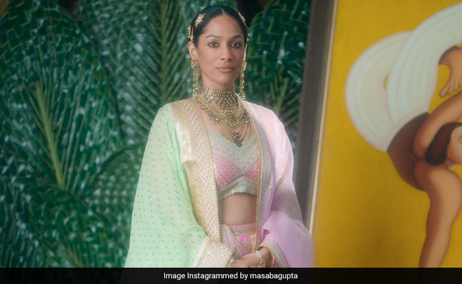 See Masaba Gupta's Bridal Lehenga, Designed By Herself