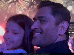 Watch: Sakshi Dhoni Shares Adorable Video Of MS Dhoni And Ziva On New Year Watch: Sakshi Dhoni Shares Adorable Video Of MS Dhoni And Ziva On New Year