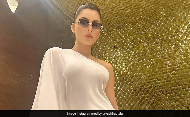 Urvashi Rautela's White Feathered Mini Dress For Paris Fashion Week Looks Hella Fabulous