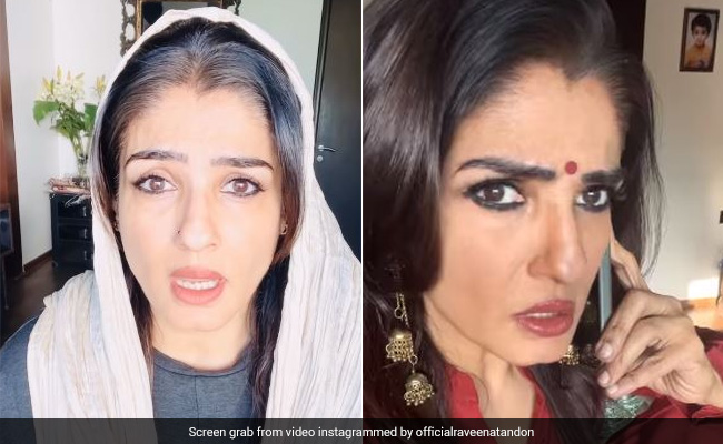 रवीना टंडन की पड़ोसन घर से भागी तो एक्ट्रेस को हुआ शक, फोन लगाकर पूछा- कहां हो...देखें Video