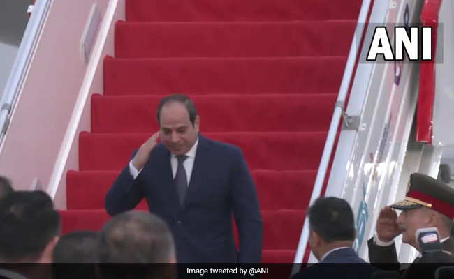 Republic Day Parade Chief Guest Egypt President Al-Sisi Arrives In India