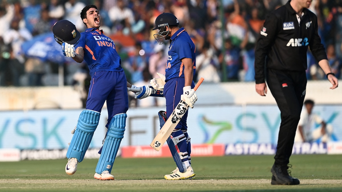 Watch: Shubman Gill Hits Double Ton With Massive Six Off Lockie Ferguson