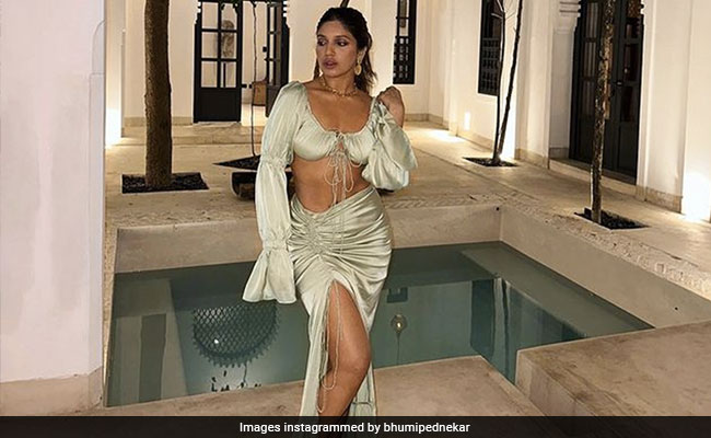 Bhumi Pednekar's Satin Mint Co-Ord Set Is Making This Year Her Most Stylish One Yet