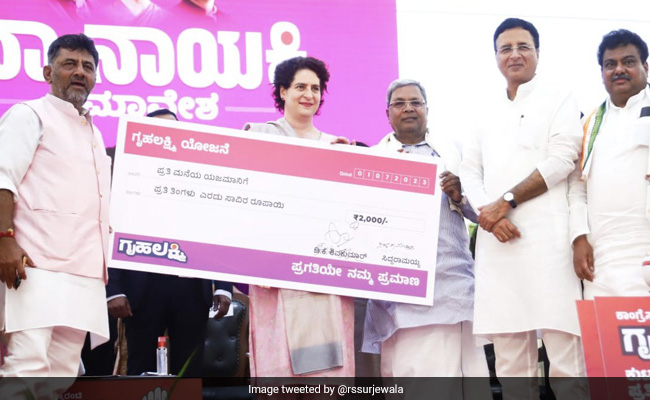Congress's Rs 2,000/Month Promise For "Women Head Of Family" In Karnataka