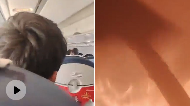 Nepal Plane Crash | Facebook Live By Flyer Captures Nepal Crash - Sudden Screams, Huge Fire - Vimarsana News