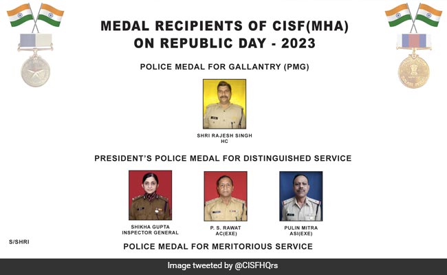 Paramilitary Jawan Gets Police Medal For Capturing Colleague Who Killed 4