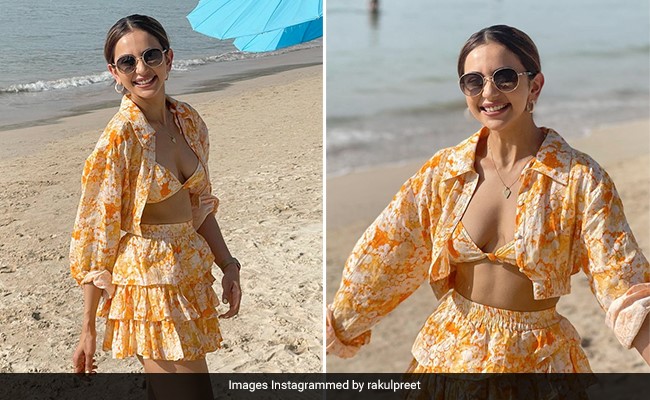 Rakul Preet Singh Looks As Fresh As A Daisy In A Floral Co-Ord Set